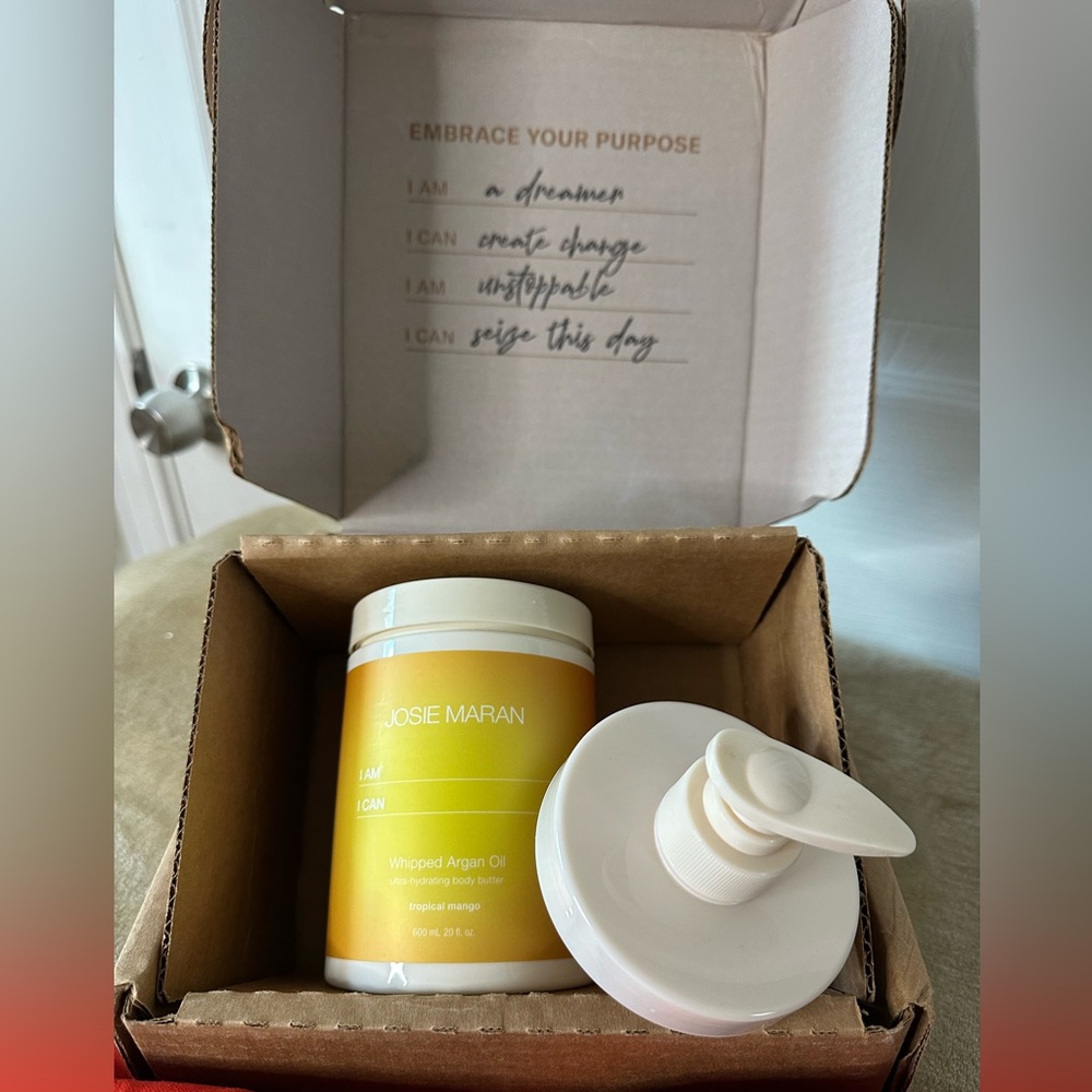 Josie Maran Whipped Argan Oil JUMBO 20 oz MANGO 🥭